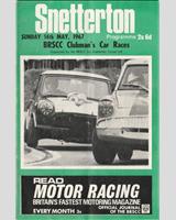 Programme Cover - BRSCC Snetterton [Special GT] 1967