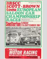 Programme Cover - Snetterton 500 Kilometres 1967