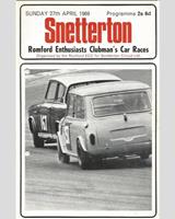 Programme Cover - RECC Snetterton [Special GT/Clubman] 1969