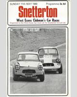Programme Cover - WECC Snetterton [Clubman/1172F/750F] 1969