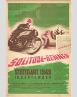 Programme Cover - Solitude - Sports 2000 cc 1949