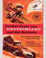 Programme Cover - DARM GT Solitude - Grand Touring 1962
