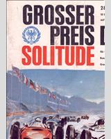 Programme Cover - DARM GT Solitude - Grand Touring 1300 cc 1963