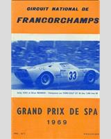 Programme Cover - Spa 1000 Kilometres 1969