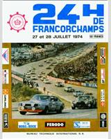 Programme Cover - Spa 24 Hours 1974
