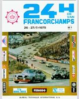 Programme Cover - Spa 24 Hours 1975