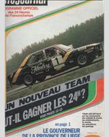 Programme Cover - Spa 24 Hours 1977