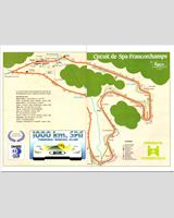 Track Map - Spa 1000 Kilometres 1982