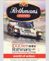 Programme Cover - Spa 1000 Kilometres 1984