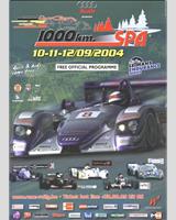 Programme Cover - Spa 1000 Kilometres 2004