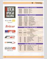 Schedule of Events - International GT Open Spa 2009