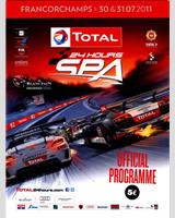 Programme Cover - Spa 24 Hours 2011
