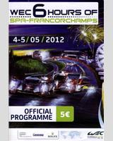 Programme Cover - Spa 6 Hours 2012
