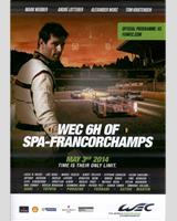 Programme Cover - Spa 6 Hours 2014