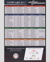 Entry List - Spa 6 Hours 2017