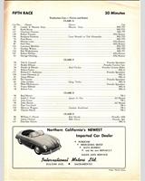 Entry List - Stockton - Production - Classes F, F & G 1957