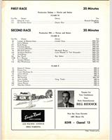 Entry List - Stockton - MG's and Sedans 1957