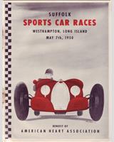 Programme Cover - Suffolk Sports Car Races 1950