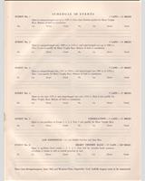 Schedule of Events - Suffolk Sports Car Races 1950