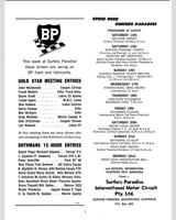 Schedule of Events - Surfers Paradise 12 Hours 1966