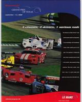 Programme Cover - American Le Mans Series Texas 2000