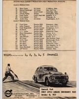 Entry List - SCCA Regional Thompson [EP+FP] 1958