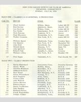 Entry List - SCCA Regional Thompson [FP] 1958