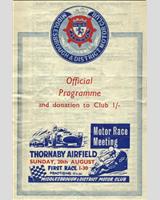 Programme Cover - MDMC Thornaby [SR/R+1.1] 1961
