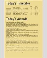 Schedule of Events - Interserie Thruxton 1970