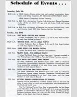 Schedule of Events - Preliminary Torrey Pines [CP+DP+EP] 1955