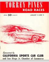 Programme Cover - Torrey Pines - Production over 1500 cc 1956