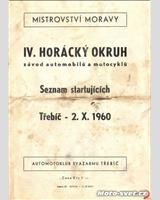 Programme Cover - Třebíč [S850/S1.1] 1960