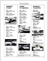 Schedule of Events - Can-Am Trois-Rivières 1979