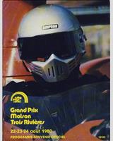 Programme Cover - Trans-Am Trois-Rivières 1980