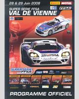 Programme Cover - FFSA French GT Championship Val de Vienne 2008