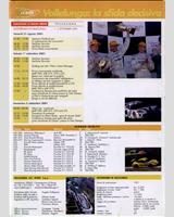 Schedule of Events - European Le Mans Series Vallelunga 2001