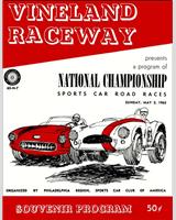 Programme Cover - SCCA National Vineland [AP+BP] 1965