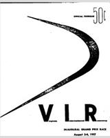 Programme Cover - SCCA National Virginia - Classes: BM+CM+DM+EM 1957