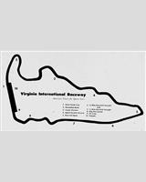 Track Map - SCCA National Virginia - Classes: BM+CM+DM+EM 1957