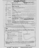 Schedule of Events - SCCA National Virginia - Classes: CP+DP 1967