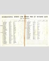 Entry List - Watkins Glen Grand Prix - Seneca Cup 1953