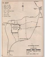 Track Map - Watkins Glen Grand Prix - Seneca Cup 1953