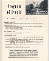 Schedule of Events - Watkins Glen Grand Prix - Seneca Cup 1955