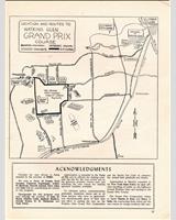 Track Map - Watkins Glen Grand Prix - Seneca Cup 1955