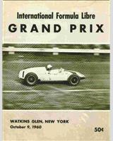 Programme Cover - Formula Libre Watkins Glen 1960