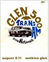 Programme Cover - Trans-Am Watkins Glen 1968