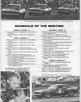 Schedule of Events - Trans-Am Watkins Glen [U2L] 1970