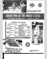 Schedule of Events - GP United States 1970