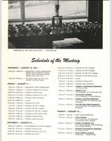 Schedule of Events - Watkins Glen Nationals - Race 6 for A, B, C Production and A Sedan 1972