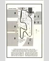 Track Map - Watkins Glen Nationals - Race 6 for A, B, C Production and A Sedan 1972